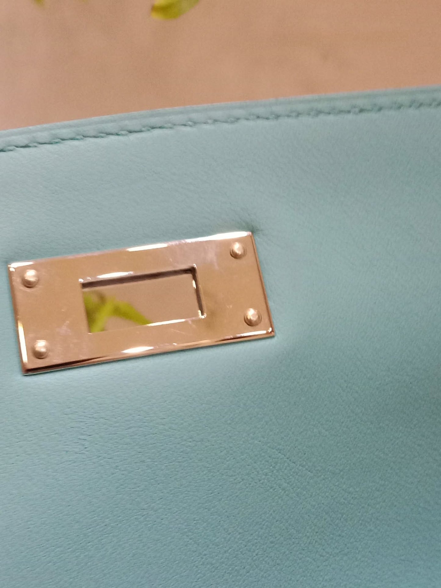 Hermes Berlin Mini Bleu Atoll Swift Stamp T 2015