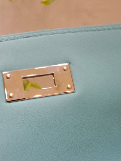 Hermes Berlin Mini Bleu Atoll Swift Stamp T 2015