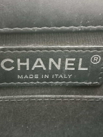 Chanel North South Boy Flap Bag Tweed/Lambskin Series 27