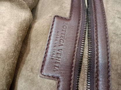 Bottega Veneta Intrecciato Espresso Woven Nappa Leather Maxi Bag