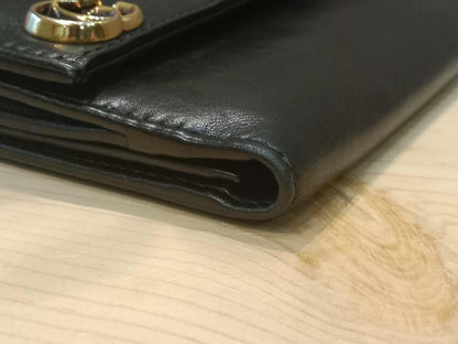 Gucci GG Marmont French Continental Wallet Black