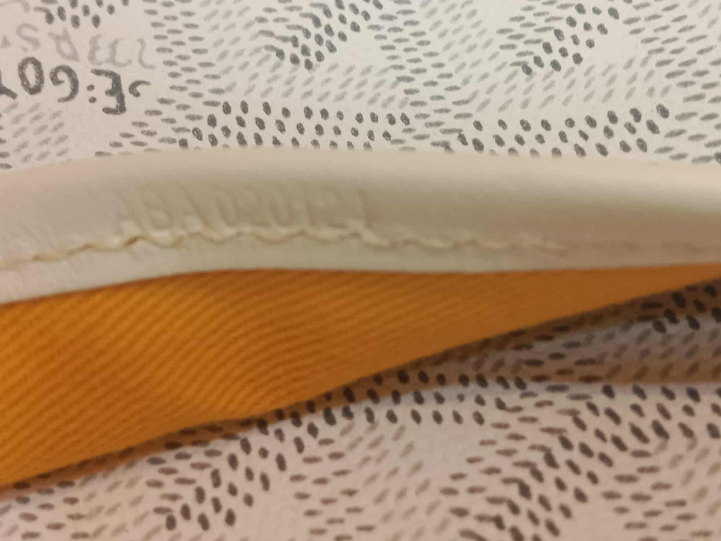 Goyard Saint Jeanne Bowler Bag White