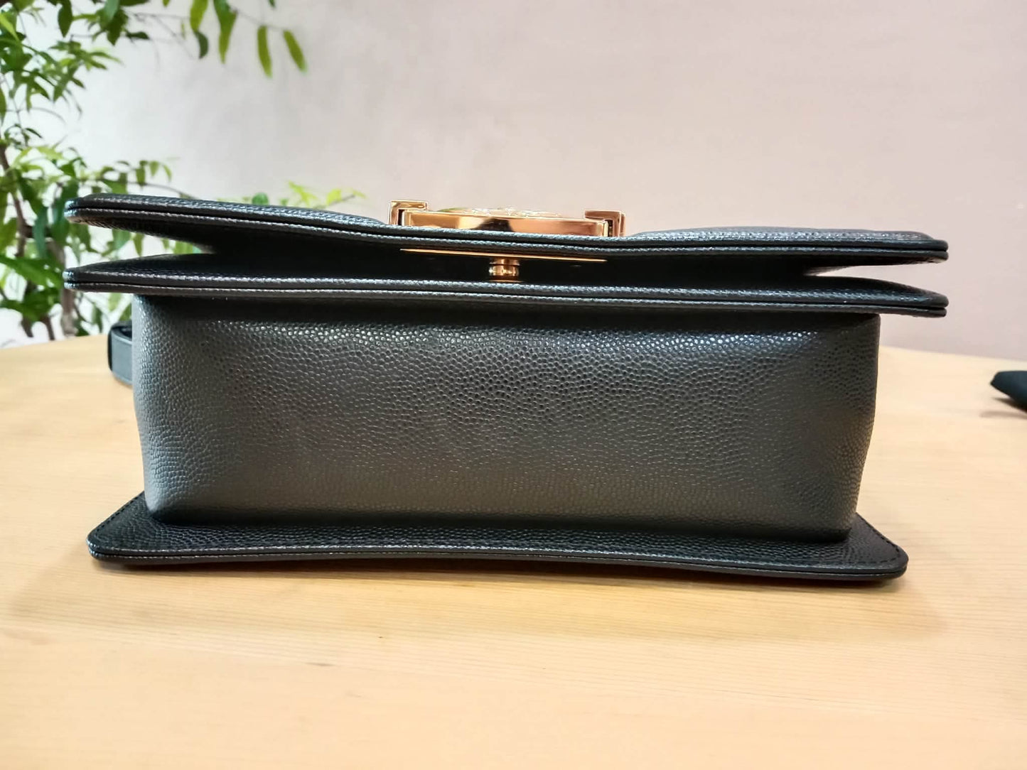 Chanel Le Boy Flap Caviar Small Black Series 23
