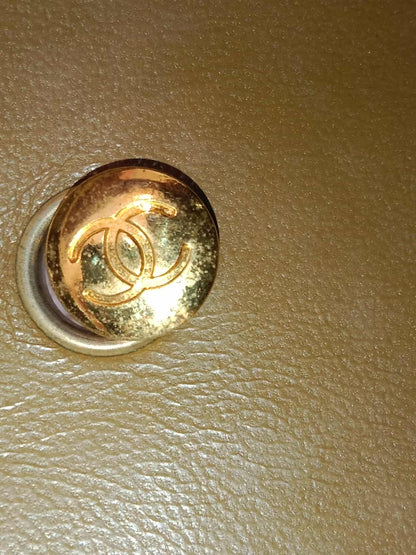 Chanel Vintage Suede Moon Bag Series 1