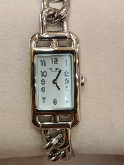 Hermes Nantucket Petit Quartz Watch Stainless Steel