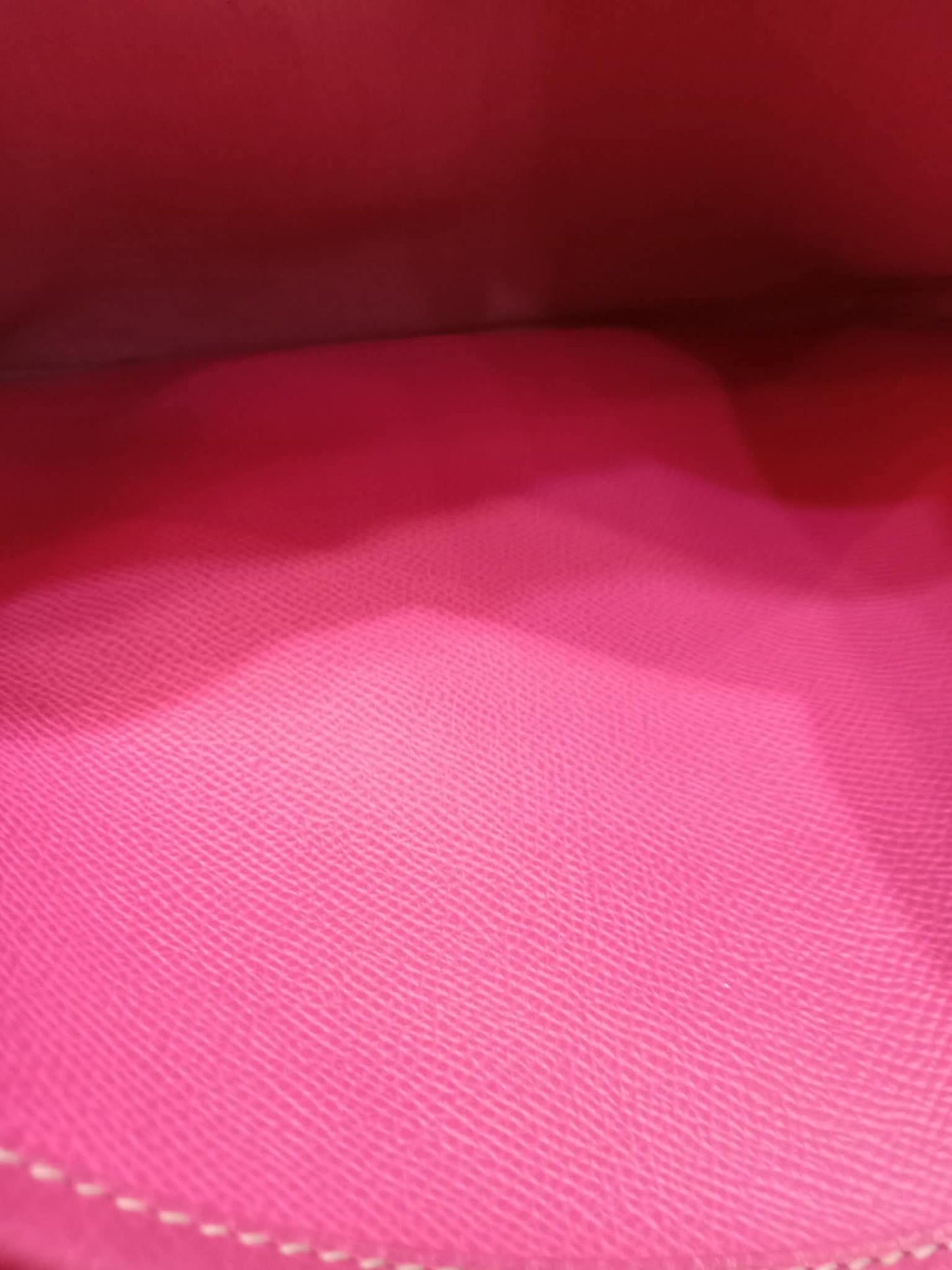 Hermes Evelyne Pink Epsom PM Stamp O Square 2011
