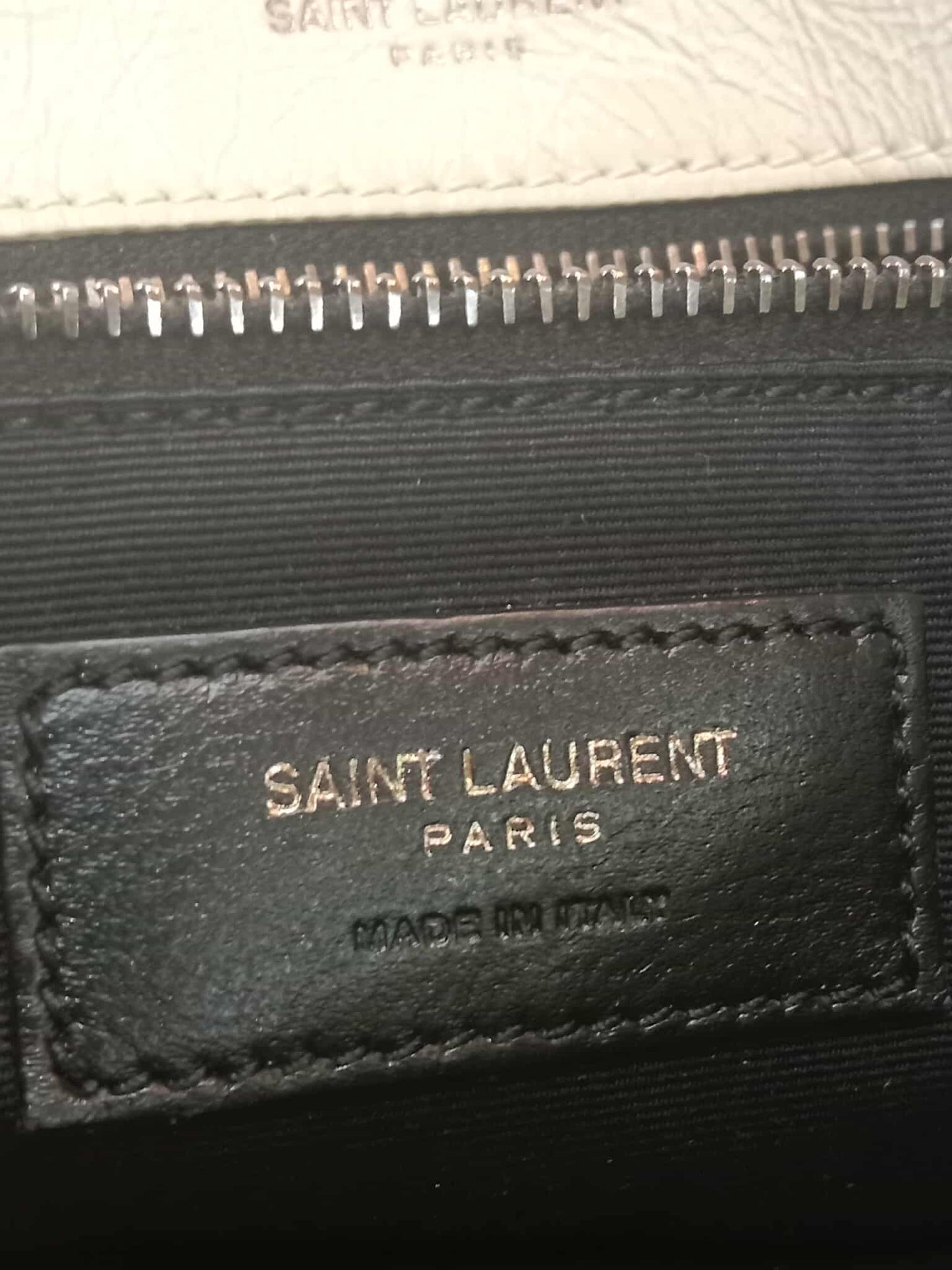 Saint Laurent Niki Medium Shoulder Bag in White Quilted Calfskin