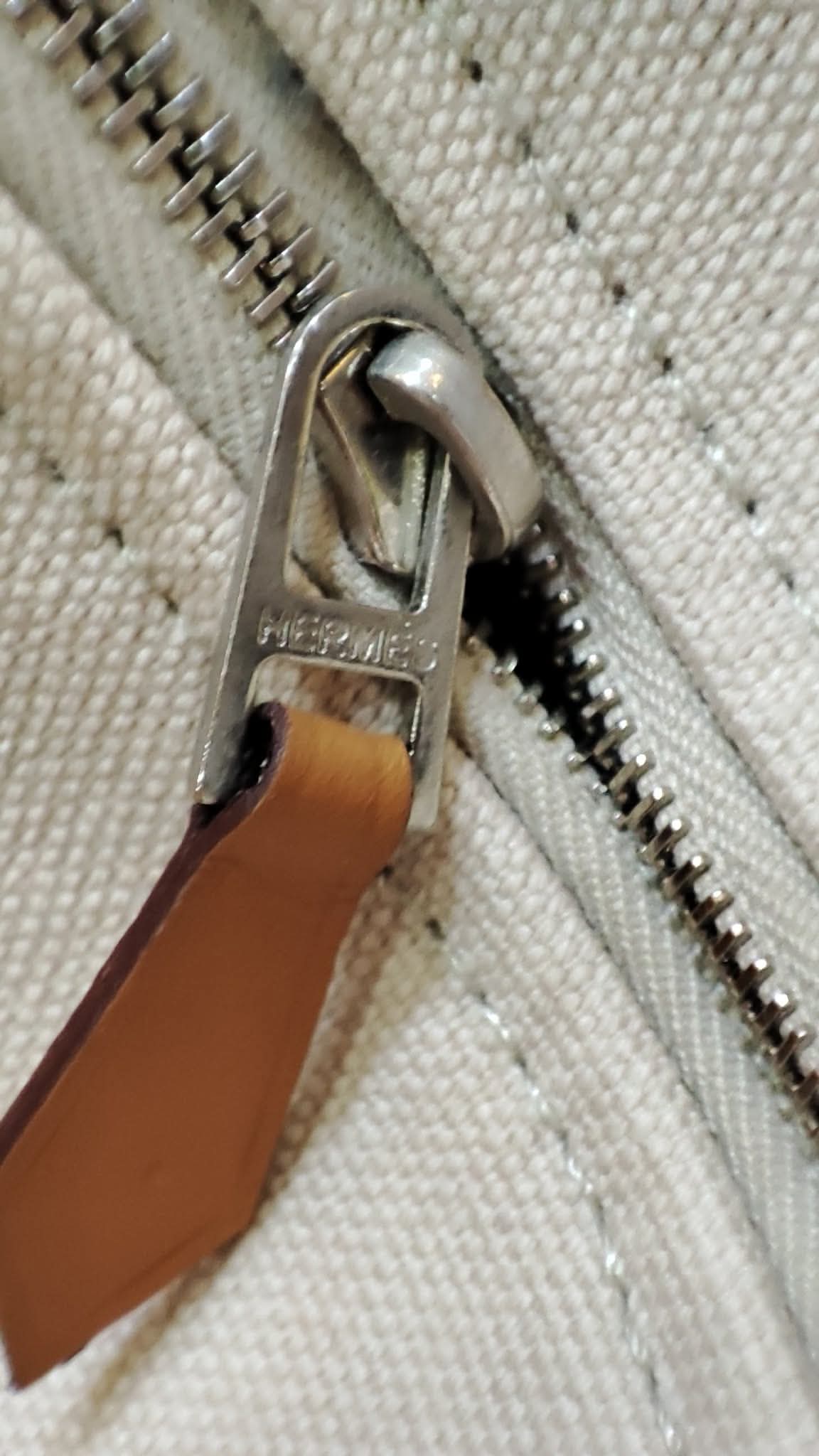 Hermes Bride De Brac Canvas Beige