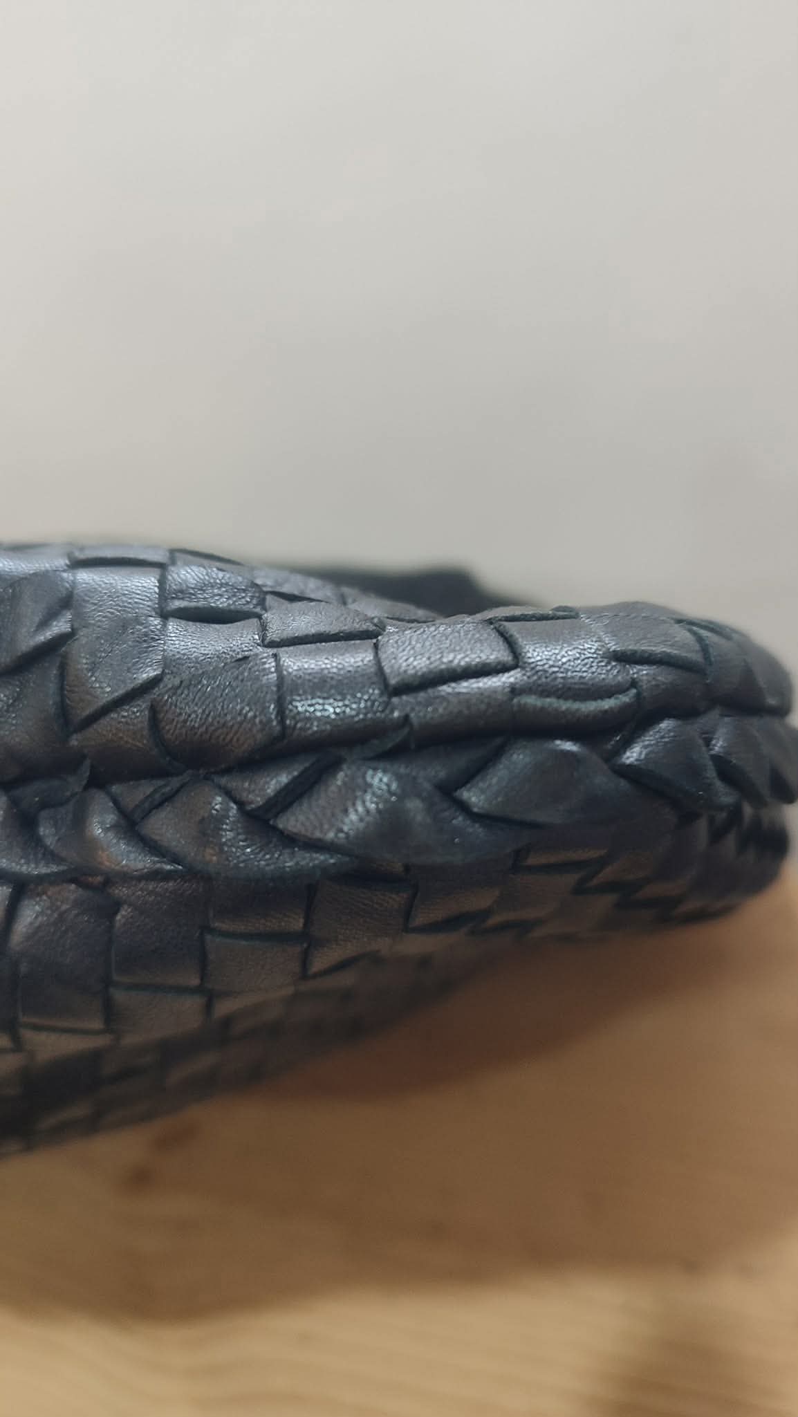 Bottega Veneta Intrecciato Hobo Maxi Bag Black