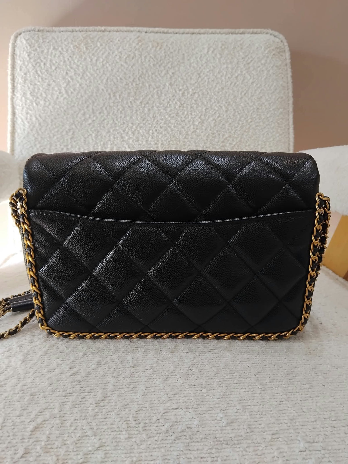 Chanel Black Caviar Neverending Cavair Black Microchipped