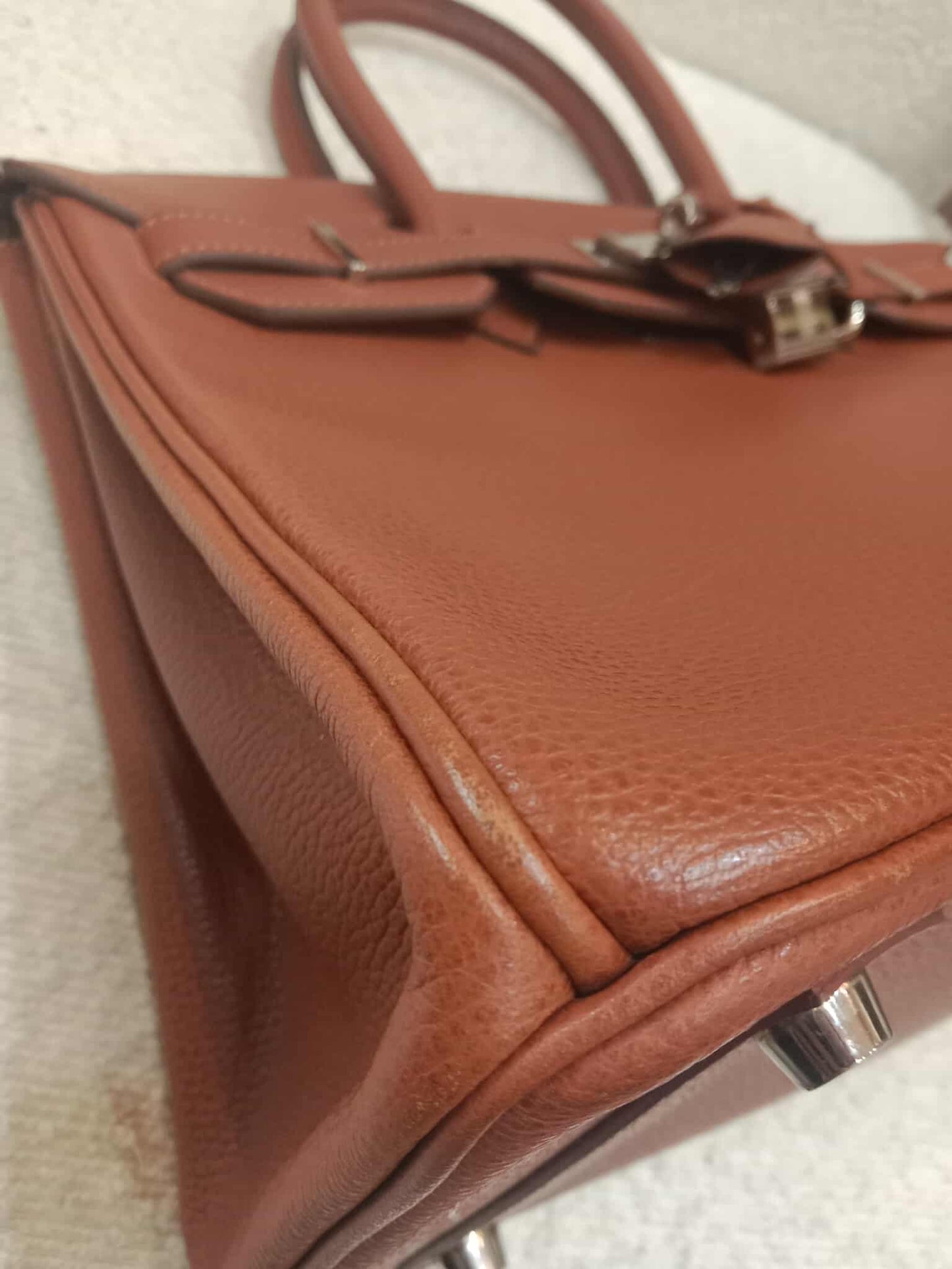 Hermes Birkin 30 Ardennes Noisette Stamp I Square 2005