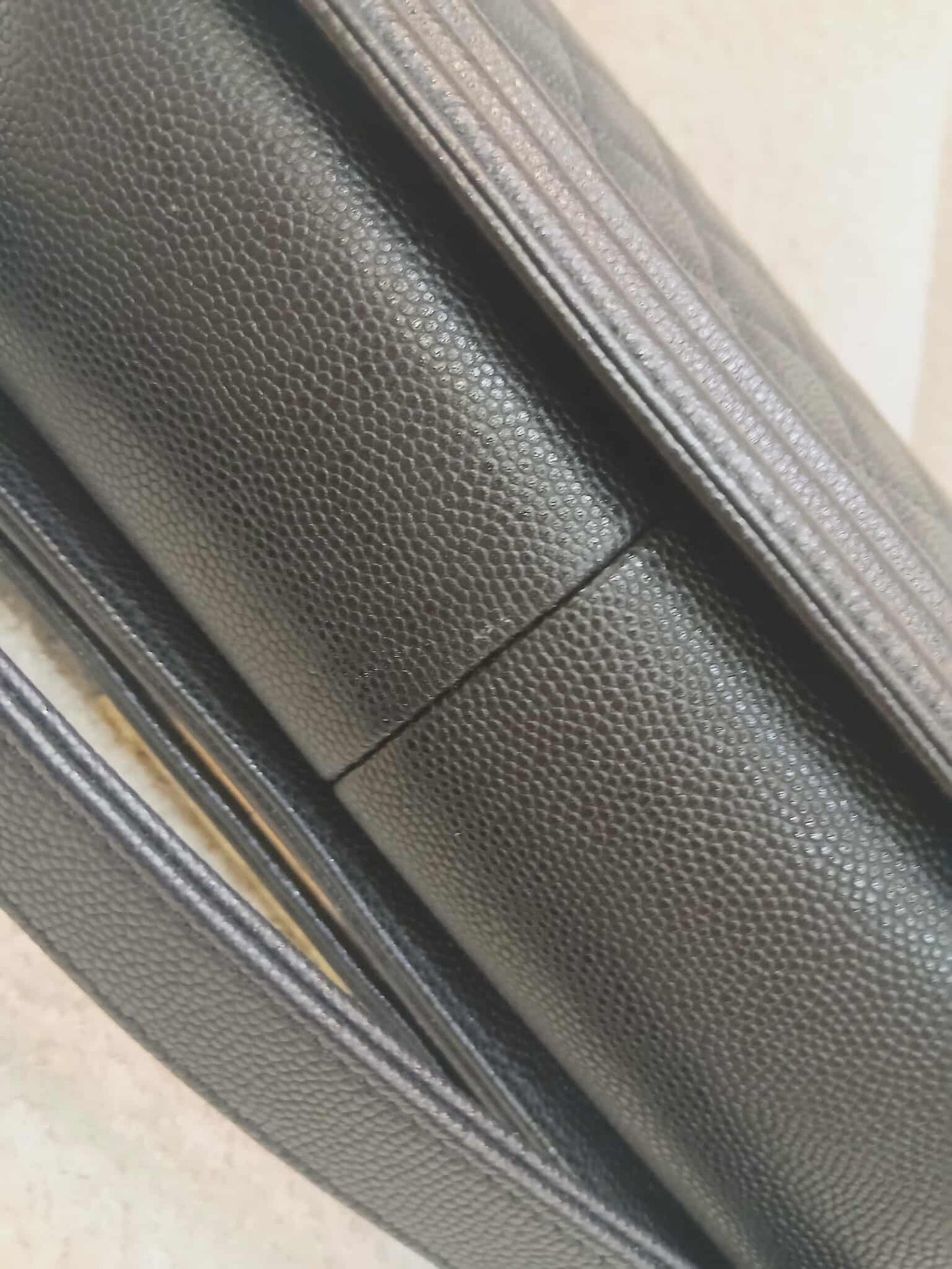 Chanel Leboy Caviar Old Medium Black Series 23