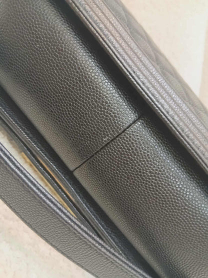 Chanel Leboy Caviar Old Medium Black Series 23