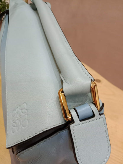 Loewe Puzzle Bag Tricolor Blue Medium
