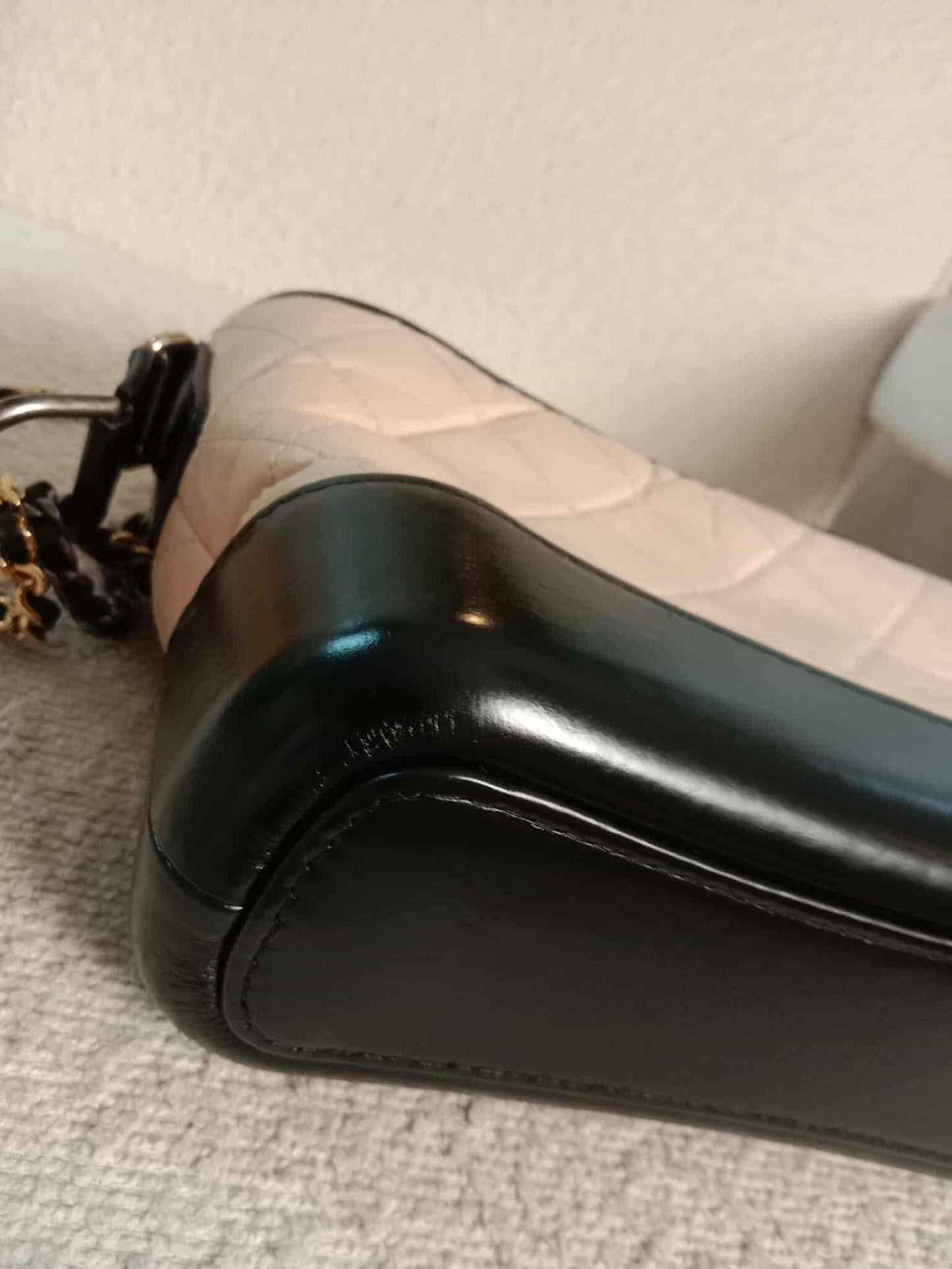 Chanel Gabrielle Bicolor Peach/Black Series 27