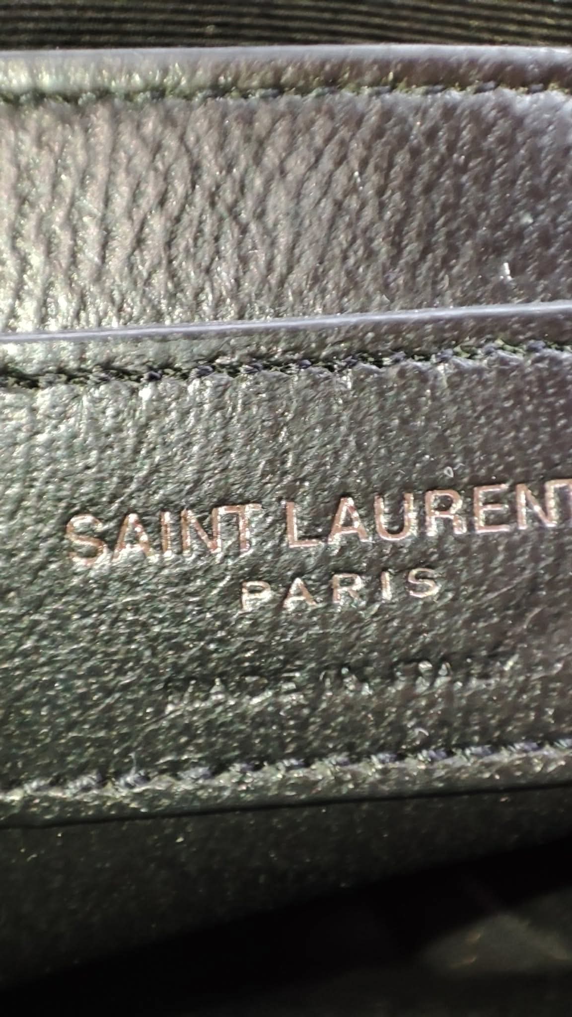 YSL Heart Black Slingbag