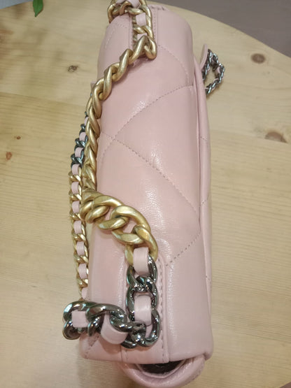 Chanel 19 Lambskin Light Pink Small Series 29