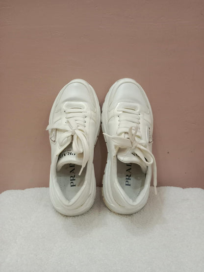 Prada Prax 01 Sneakers White Size 37.5