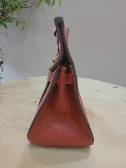 Hermes Jypserie 28 Clemence Rouge Venetian Stamp  P 2012