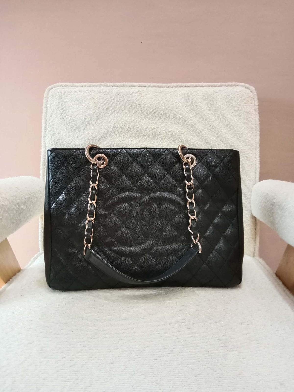 Chanel GST Caviar Black Series 12