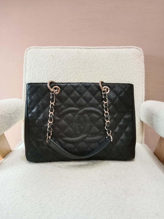 Chanel GST Caviar Black Series 18