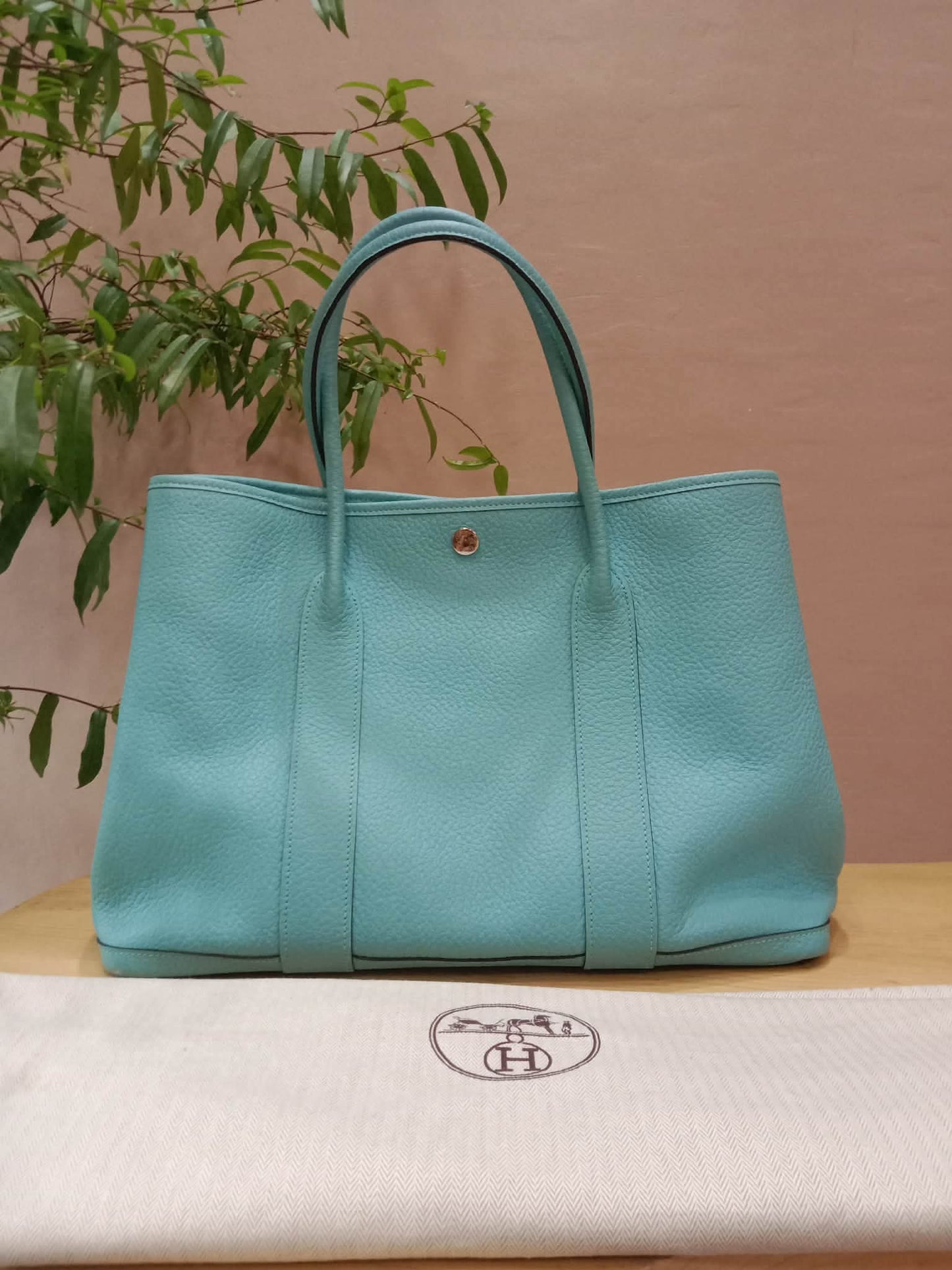 Hermes GPT 36 Bleu Atoll Clemence Stamp T 2015