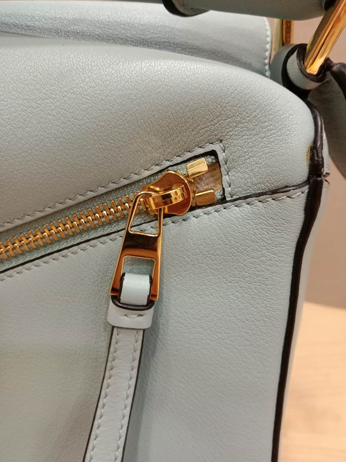 Loewe Puzzle Bag Tricolor Blue Medium