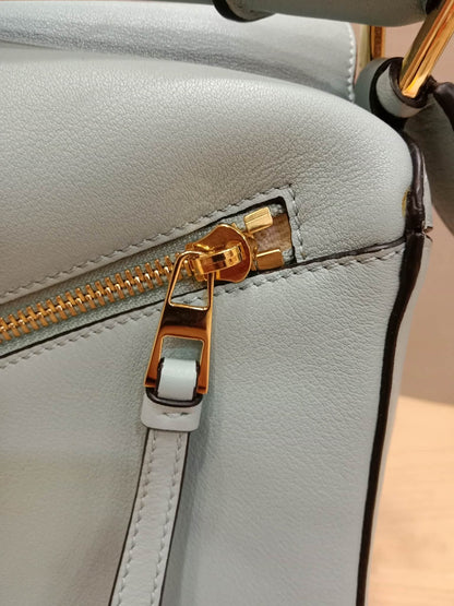 Loewe Puzzle Bag Tricolor Blue Medium