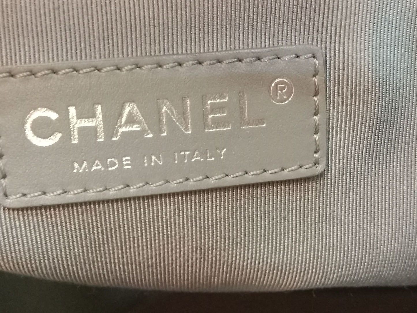 Chanel Cerf Executive Tote in Neutral Taupe Color CC Turnlock Closure Series 17
