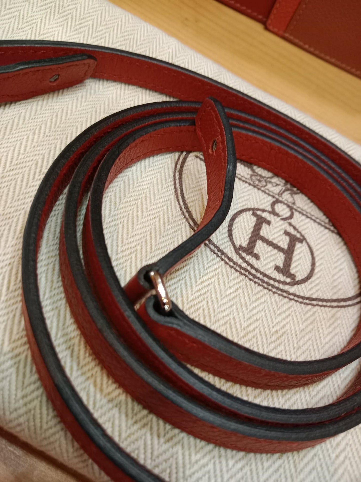 Hermes H Passant Clutch Bicolor Stamp Z 2021