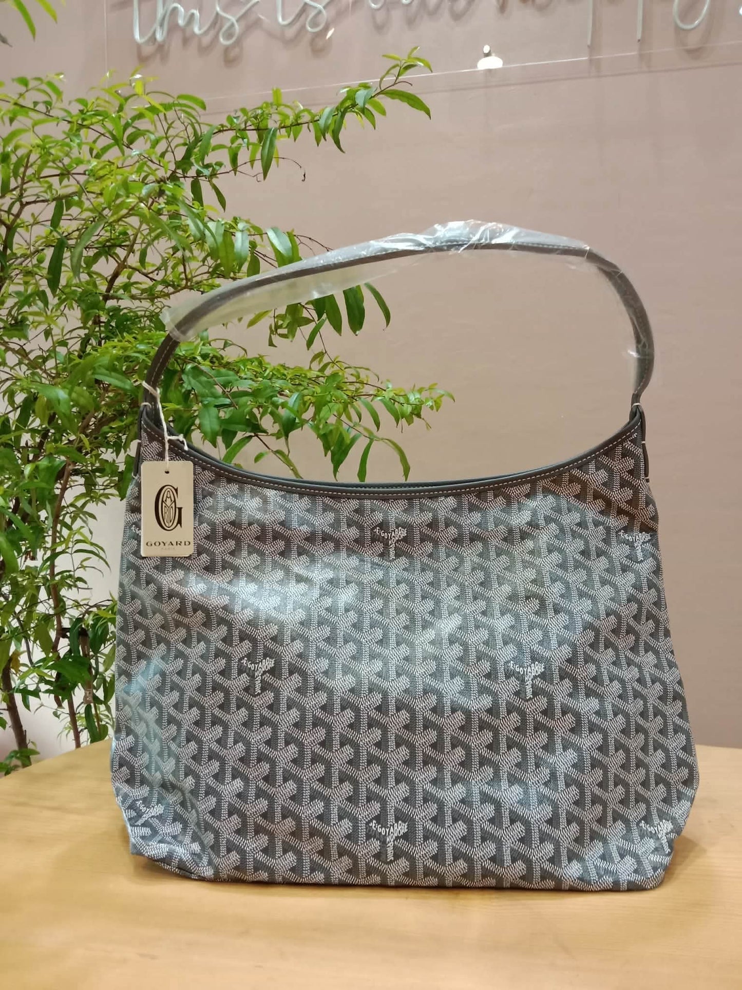 Goyard Boheme Hobo Bag Grey PM