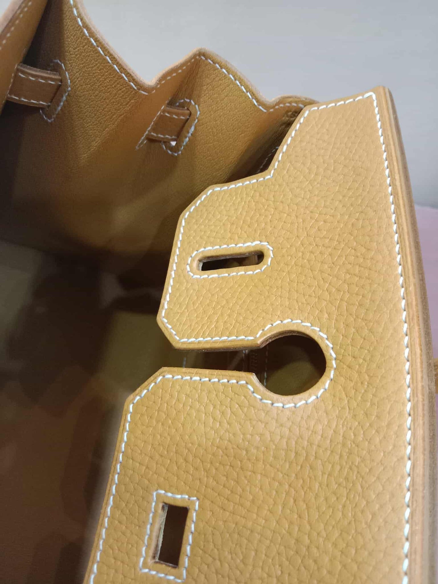 Hermes Birkin 30 Sellier Vache Naturelle Sable Grainee Stamp K 2025