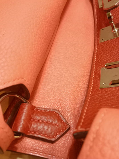 Hermes Jypserie 28 Rouge Casaque Clemence Stamp B 2023