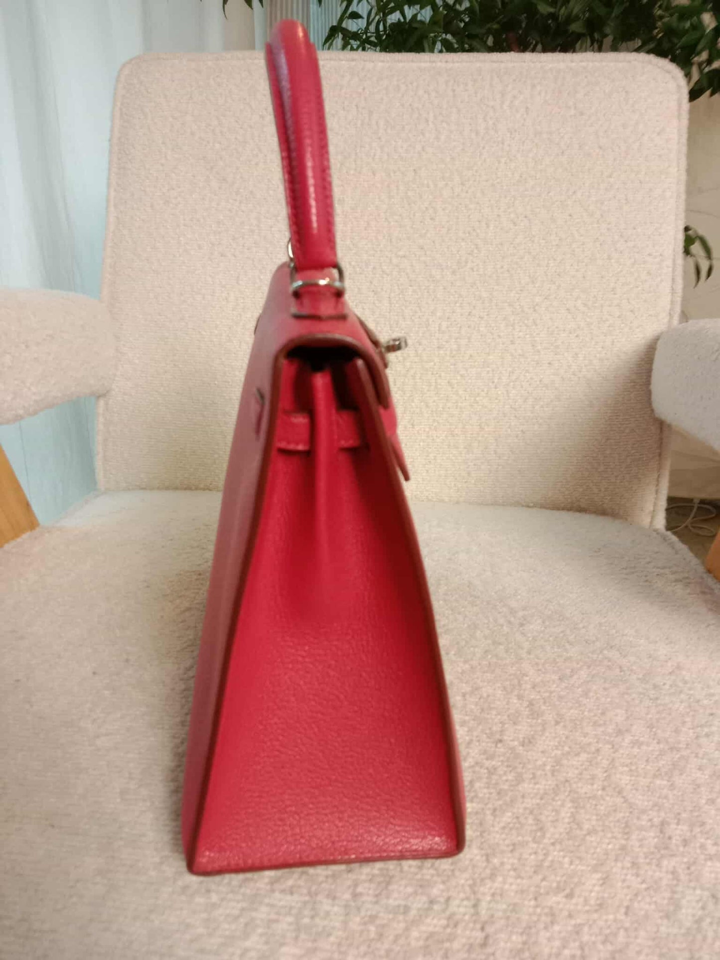 Hermes Kelly 25 Chevre de Coromandel Stamp F Square 2002