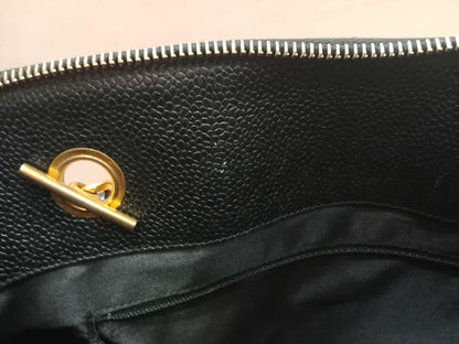 Chanel Timeless CC Shopper Tote Bag Caviar Black Series 3