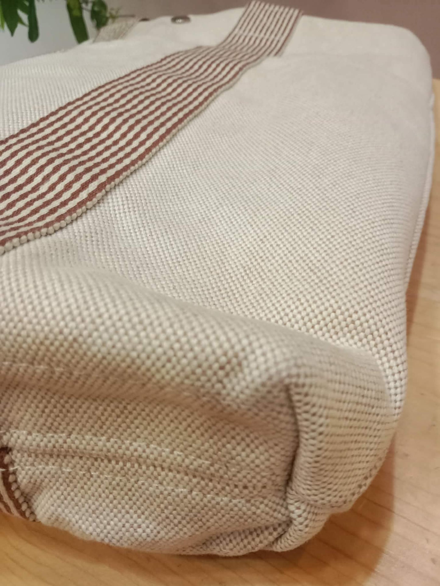 Hermes Toile Ferrou-Tout Cabas Tote Bag Beige