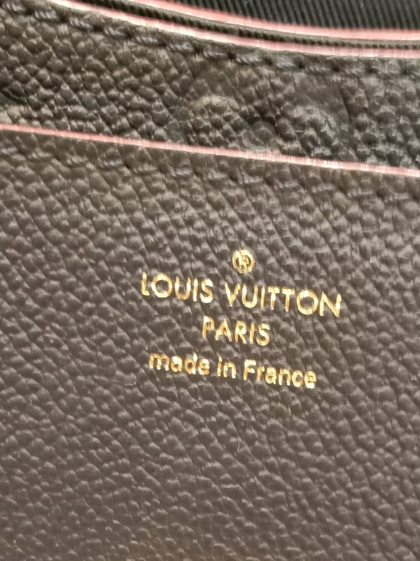 Louis Vuitton Marine/Rouge Monogram Empreinte Leather Blanche BB Bag