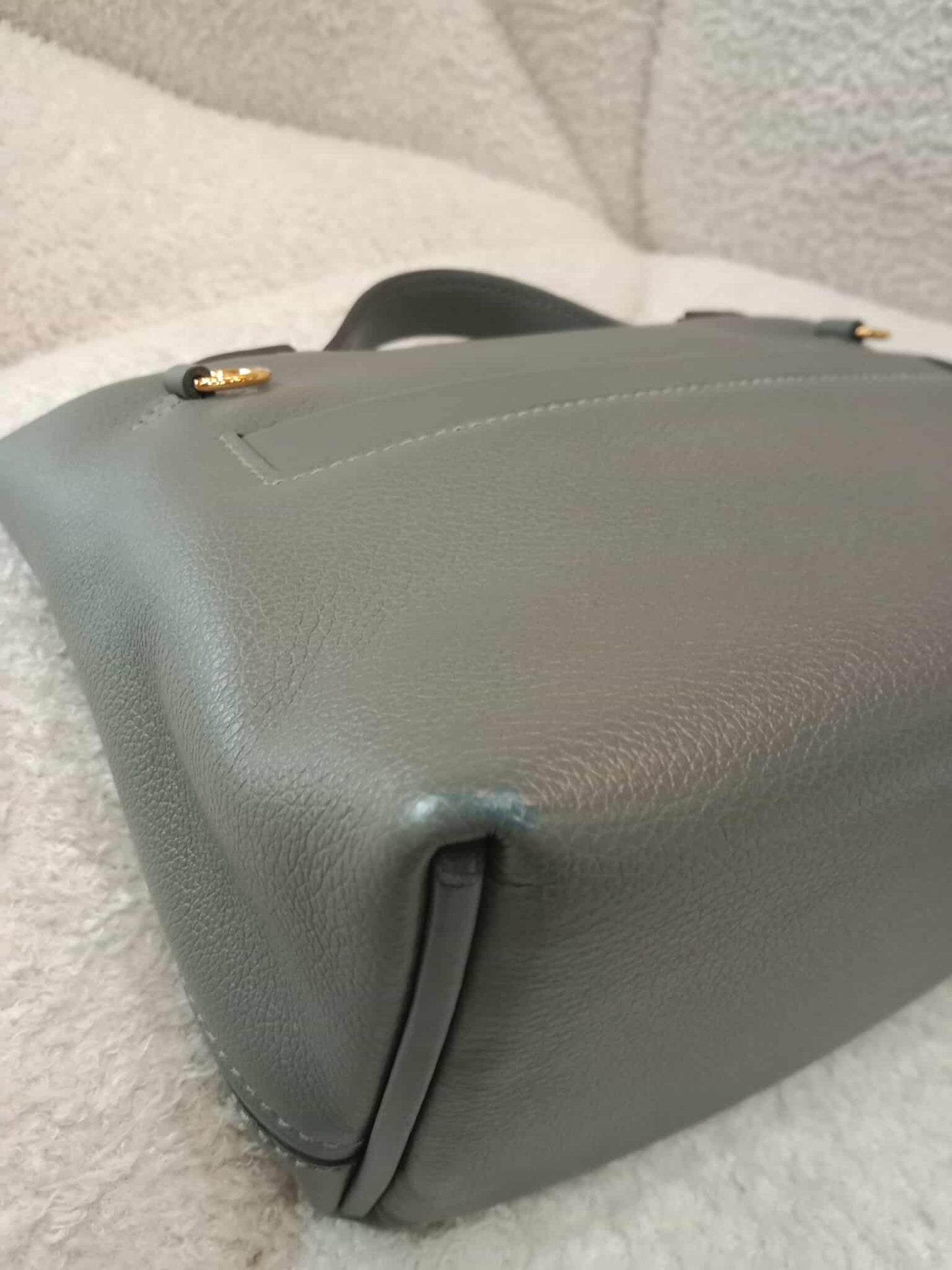 Hermes Mini 24/24 Gris Meyer Evercolor Stamp U 2022