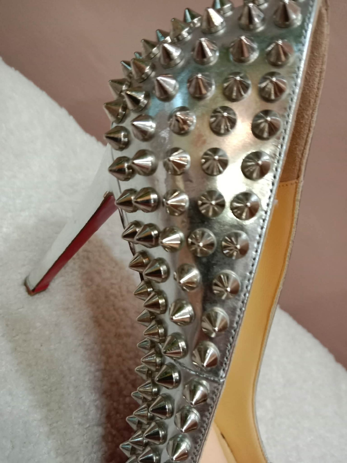 Christian Louboutin Condora Spikes Pumps Size 37