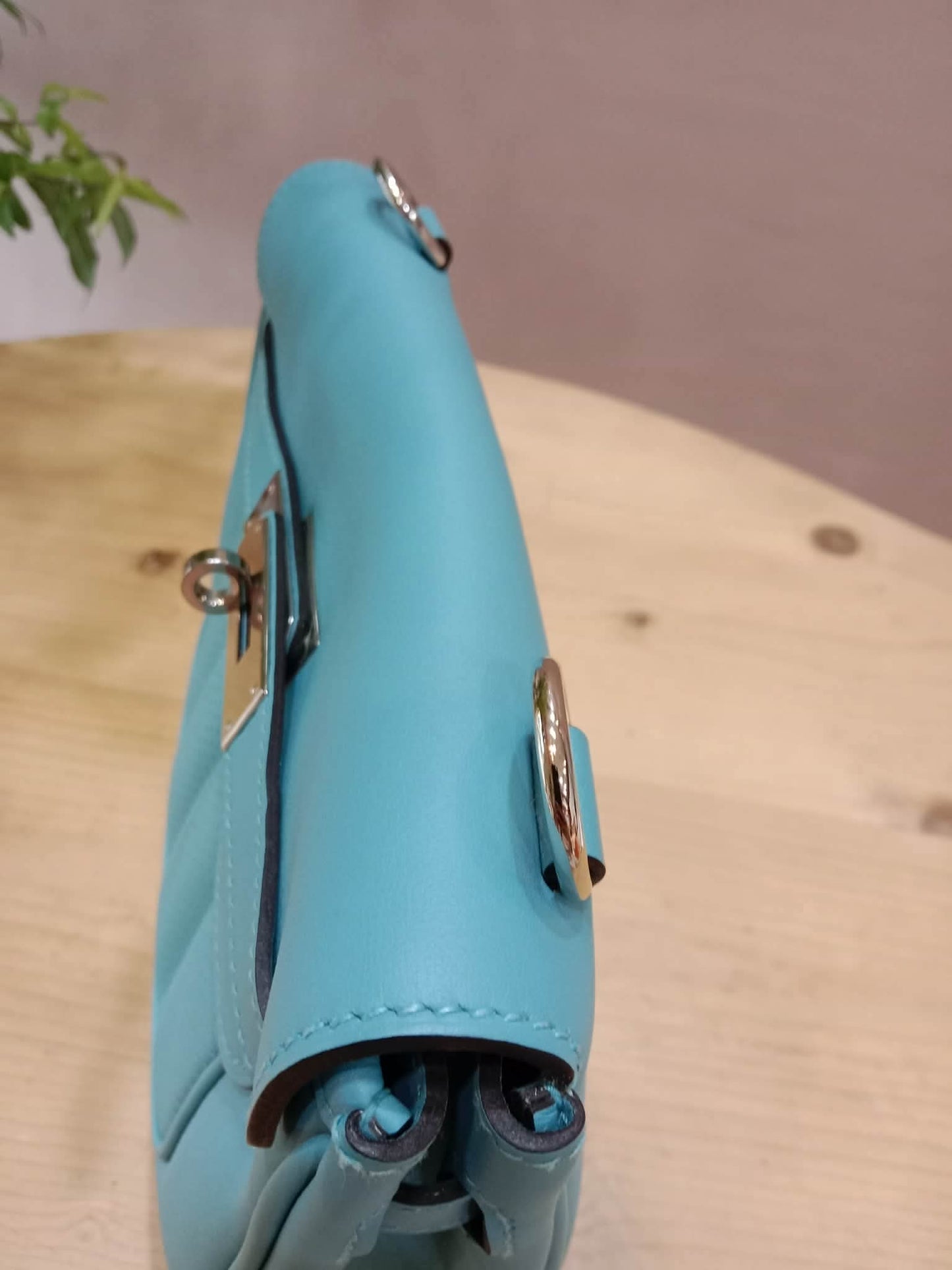 Hermes Berlin Mini Bleu Atoll Swift Stamp T 2015