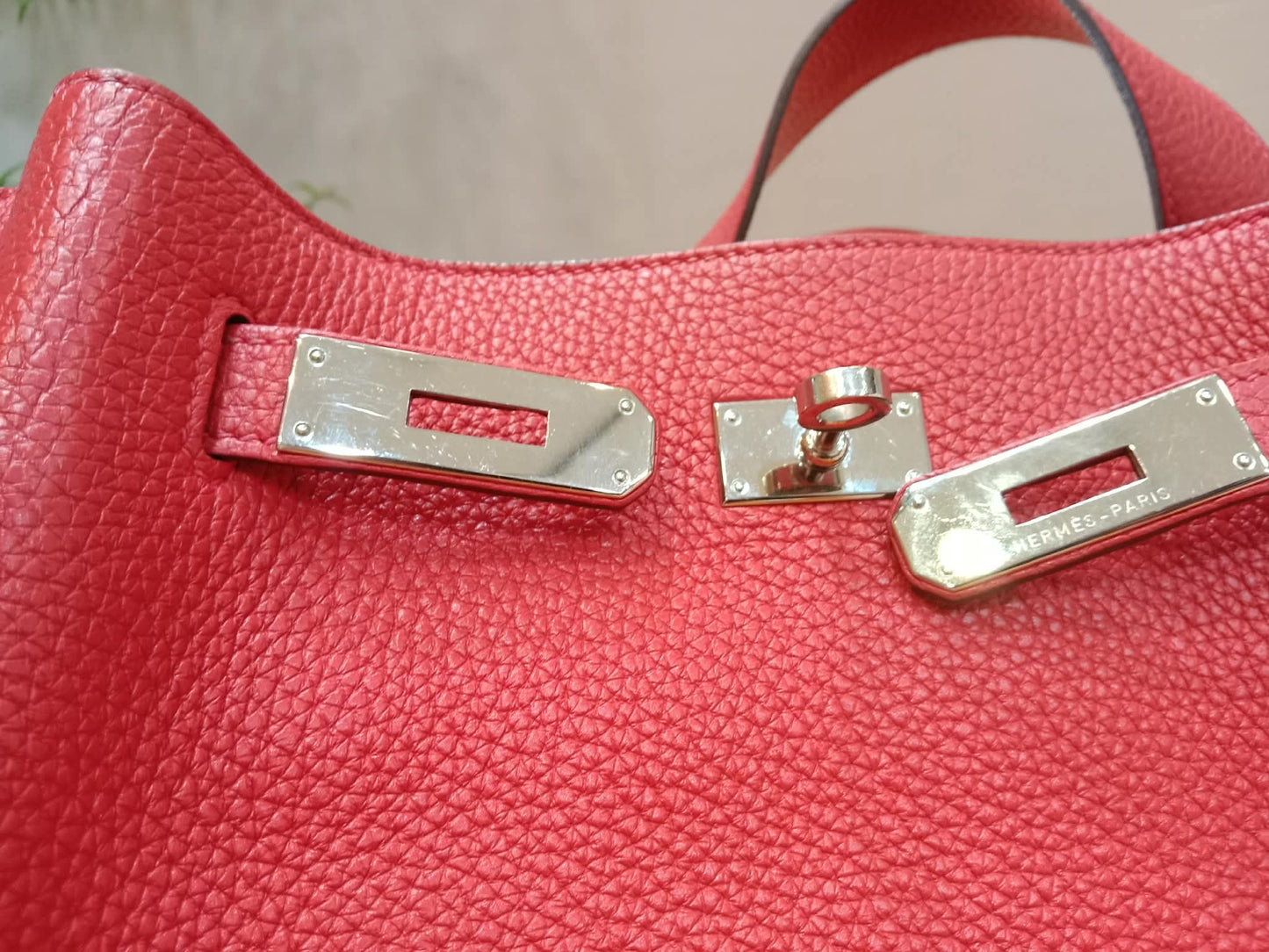 Hermes So Kelly 22 Togo Red Stamp R Square 2014