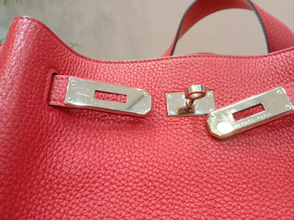 Hermes So Kelly 22 Togo Red Stamp R Square 2014