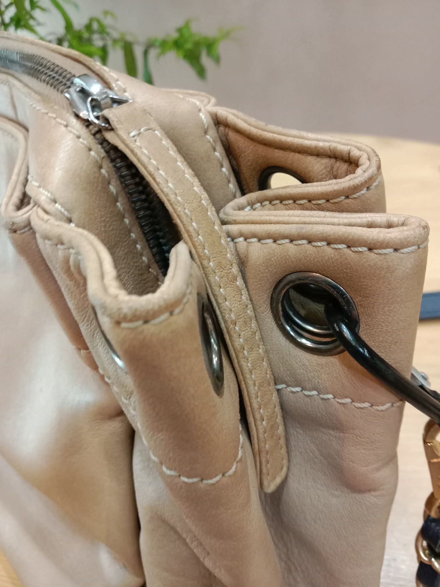 Chanel LAX Accordion Beige Lambskin Series 8