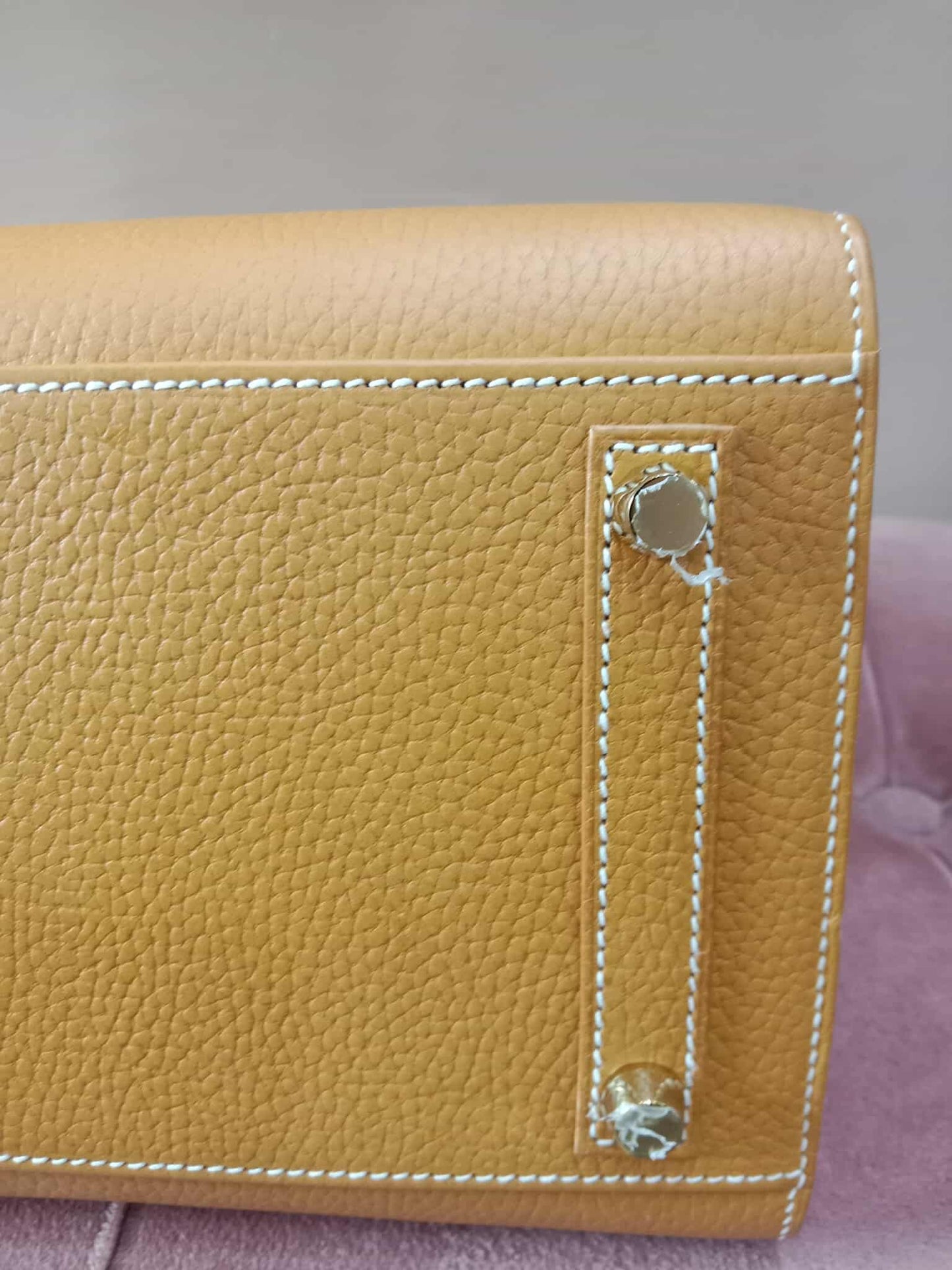 Hermes Birkin 30 Sellier Vache Naturelle Sable Grainee Stamp K 2025