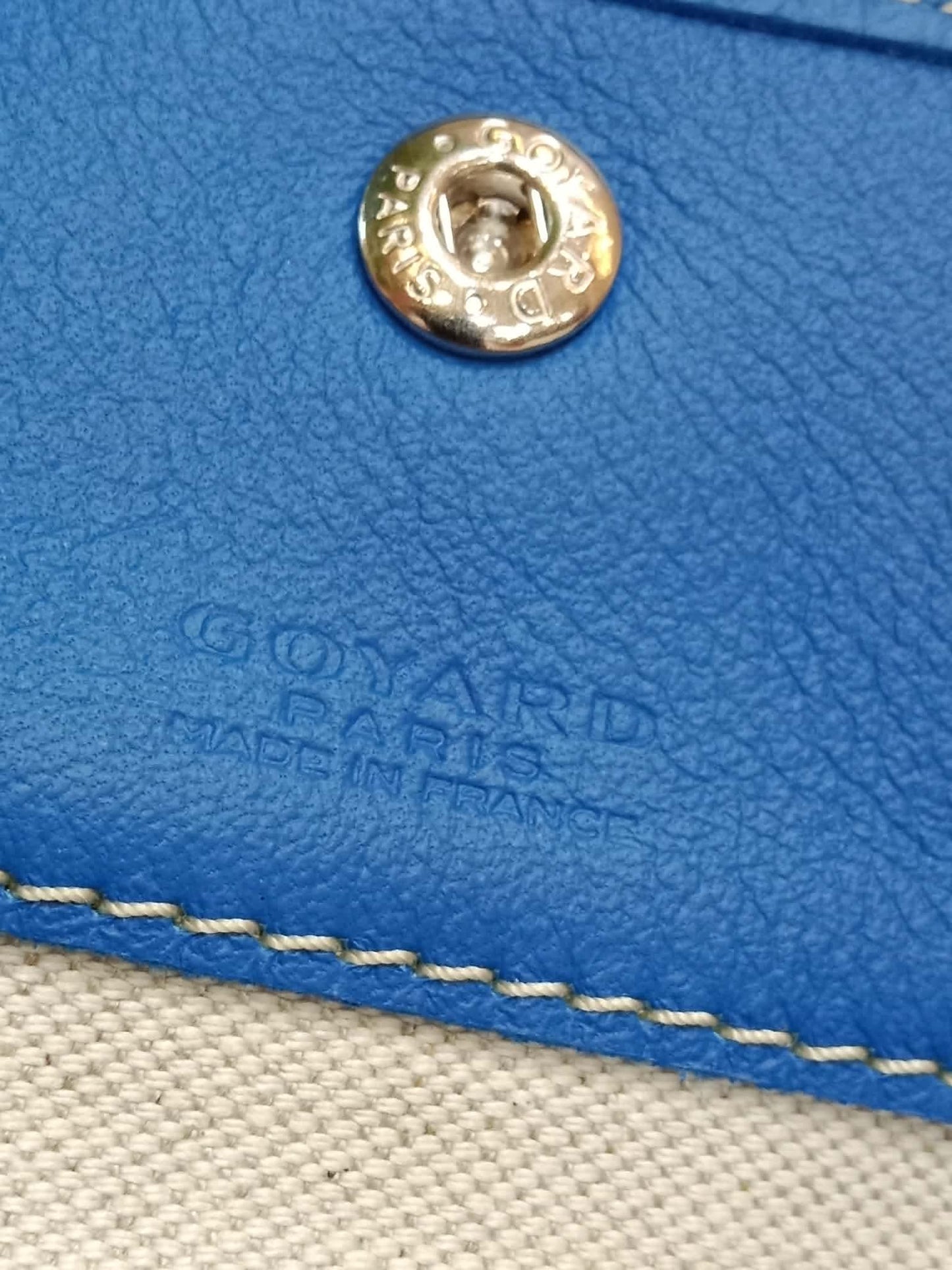 Goyard Saint Louis Tote Blue GM