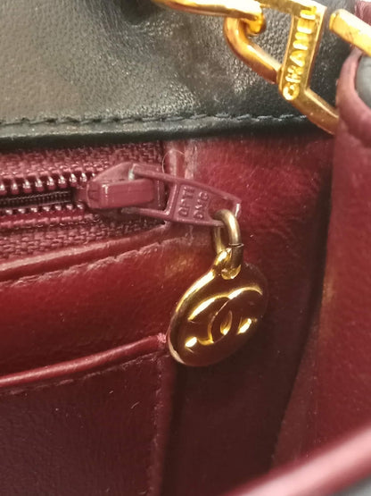 Chanel Diana Black Lambskin Series 2