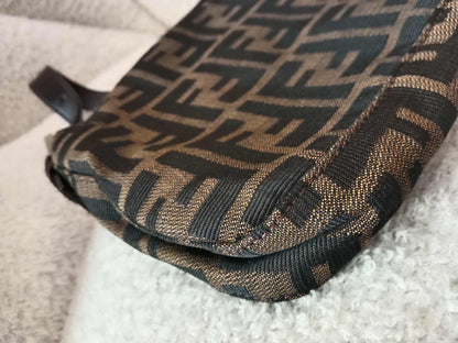 Fendi Zucca Baguette Brown Bag