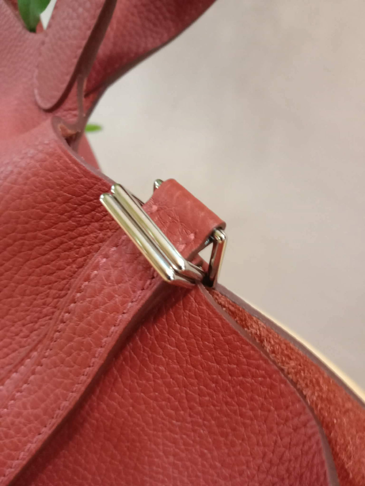 Hermes Picotin 22 Clemence Brique Stamp Y 2020