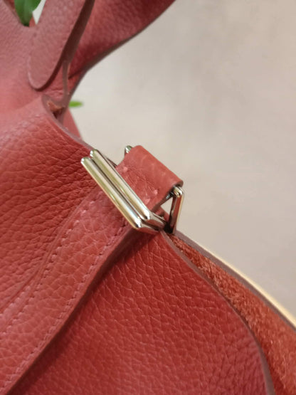 Hermes Picotin 22 Clemence Brique Stamp Y 2020