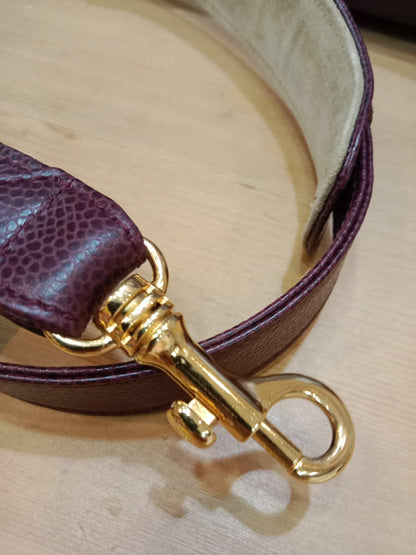 Chanel Boston Bag Burgundy Caviar Series 2